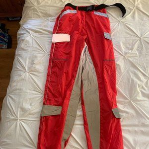 I.AM.GIA Red and Reflective Pants
